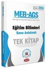 YENİ AGS - Data 2026 MEB-AGS Eğitim Bilimleri Konu Anlatımlı Tek Kitap Ultra Serisi Data Yayınları