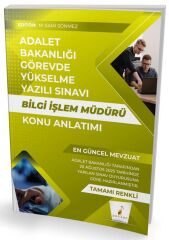 Pelikan GYS Adalet Bakanlığı Bilgi İşlem Müdürü Konu Anlatımı Görevde Yükselme - M. Sami Sönmez Pelikan Yayınevi