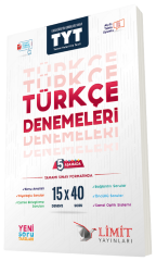 Limit YKS TYT Türkçe 15x40 Denemeleri Limit Yayınları
