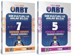 Yediiklim 2027 ÖABT MEB-AGS Din Kültürü ve Ahlak Bilgisi Öğretmenliği 12 Deneme 2 li Set - Burhan Karakışla Yediiklim Yayınları