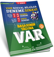 Arı Yayınları 7. Sınıf Sosyal Bilgiler VAR 20 Deneme Arı Yayınları