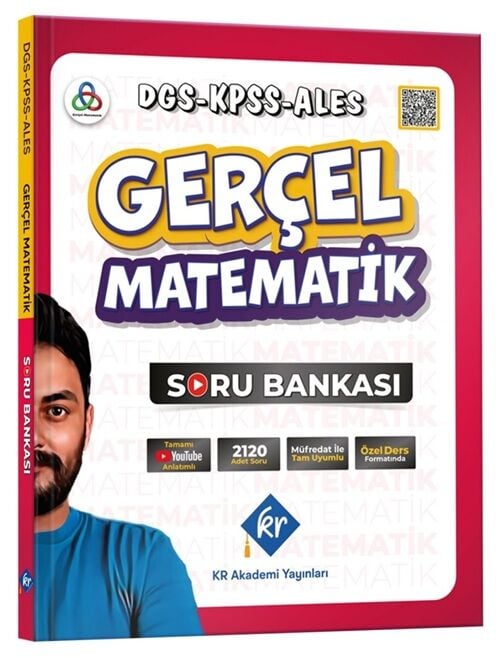 SÜPER FİYAT - KR Akademi DGS KPSS ALES Gerçel Matematik Soru Bankası - Muhammet Elçi KR Akademi