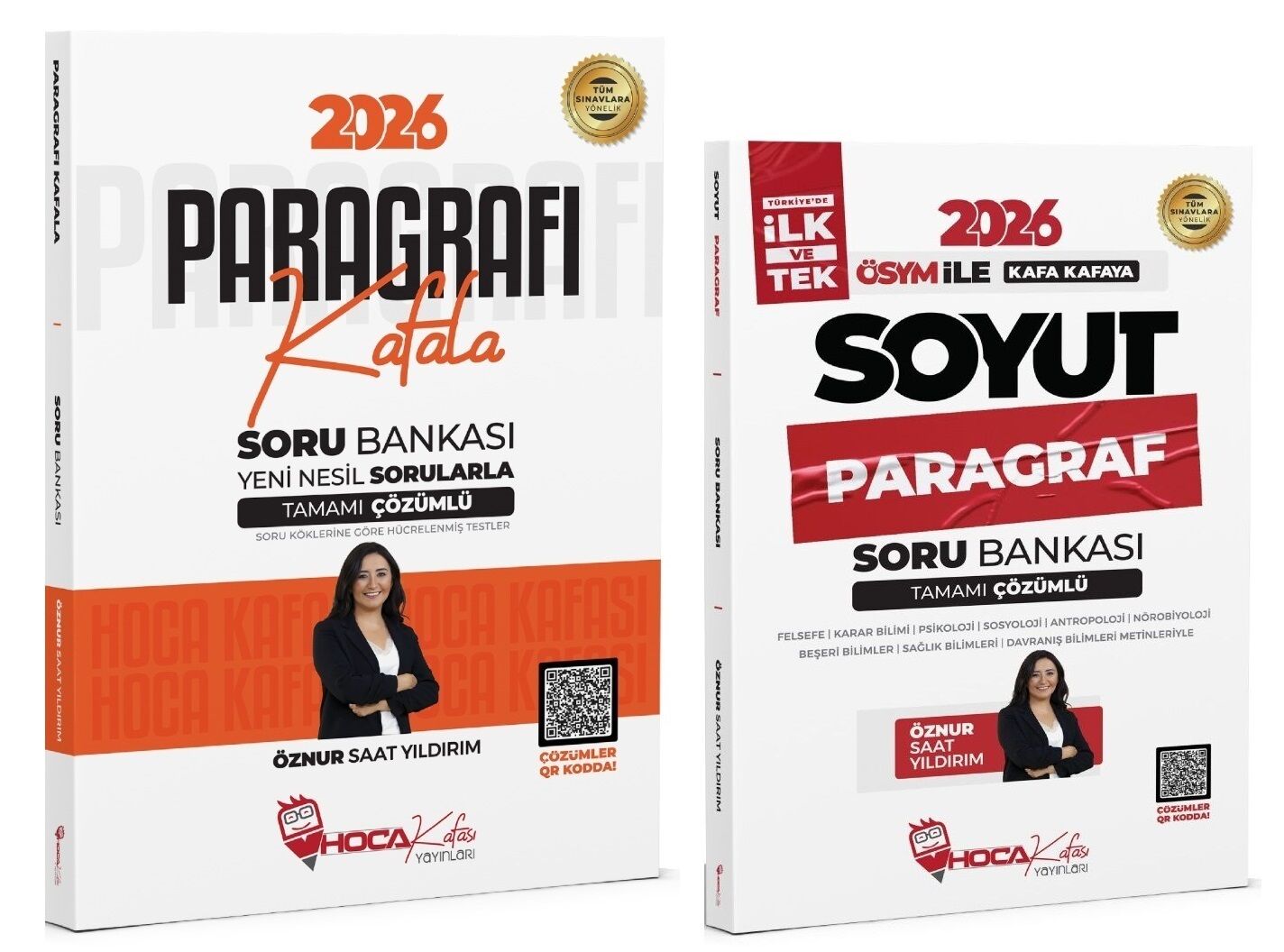 Hoca Kafası 2026 KPSS TYT ALES DGS Paragrafı Kafala + Soyut Soru Bankası 2 li Set - Öznur Saat Yıldırım Hoca Kafası Yayınları