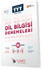 Limit YKS TYT KPSS MSÜ Dil Bilgisi 60 Deneme Limit Yayınları