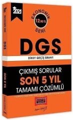 SÜPER FİYAT - Yargı 2021 DGS Çıkmış Sorular Son 5 Yıl Çözümlü Ekonomik Seri Yargı Yayınları