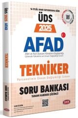 Data 2025 GYS ÜDS AFAD Tekniker Soru Bankası Çözümlü Görevde Yükselme Ünvan Değişikliği Data Yayınları