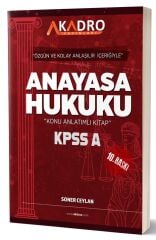 A Kadro KPSS A Grubu Anayasa Hukuku Konu Anlatımlı 10. Baskı - Soner Ceylan A Kadro Yayınları