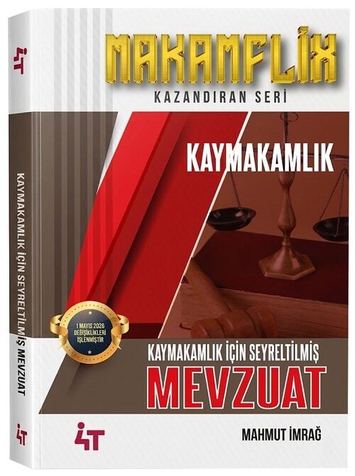 4T Yayınları MAKAMFLİX Kaymakamlık Mevzuat Konu Anlatımı - Mahmut İmrağ 4T Yayınları