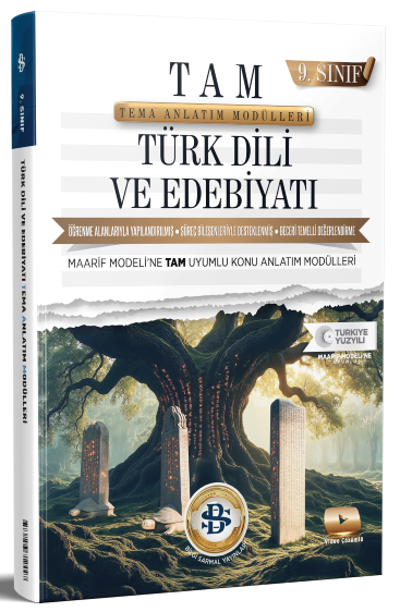 Bilgi Sarmal 9. Sınıf Türk Dili ve Edebiyatı Tema Maarif Model Konu Anlatım Modülleri Bilgi Sarmal Yayınları