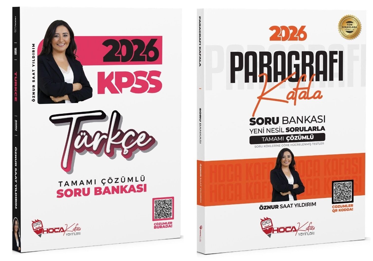 Hoca Kafası 2026 KPSS Türkçe + Paragraf Kafala Soru Bankası 2 li Set - Öznur Saat Yıldırım Hoca Kafası Yayınları