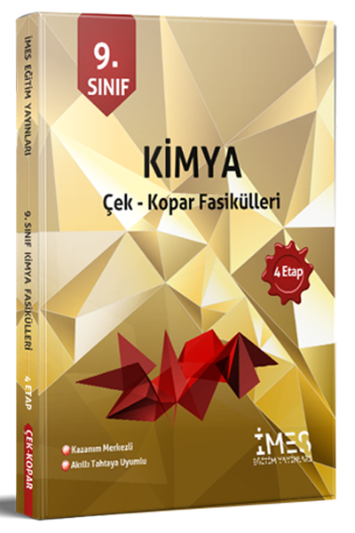İMES Eğitim 9. Sınıf Kimya Çek Kopar Fasikülleri 4 Etap İMES Eğitim Yayınları