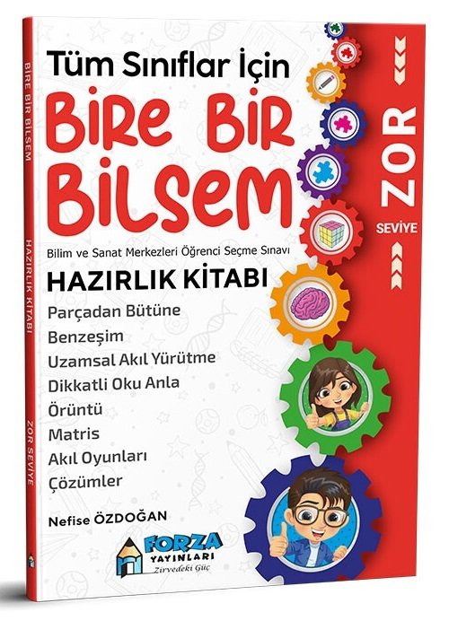 Forza Tüm Sınıflar İçin Bire Bir Bilsem Zor Hazırlık Kitabı Forza Yayınları