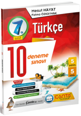 Çanta 7. Sınıf Türkçe 10 Deneme Çanta Yayınları