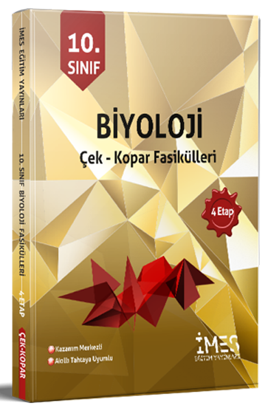 İMES Eğitim 10. Sınıf Biyoloji Çek Kopar Fasikülleri 4 Etap İMES Eğitim Yayınları
