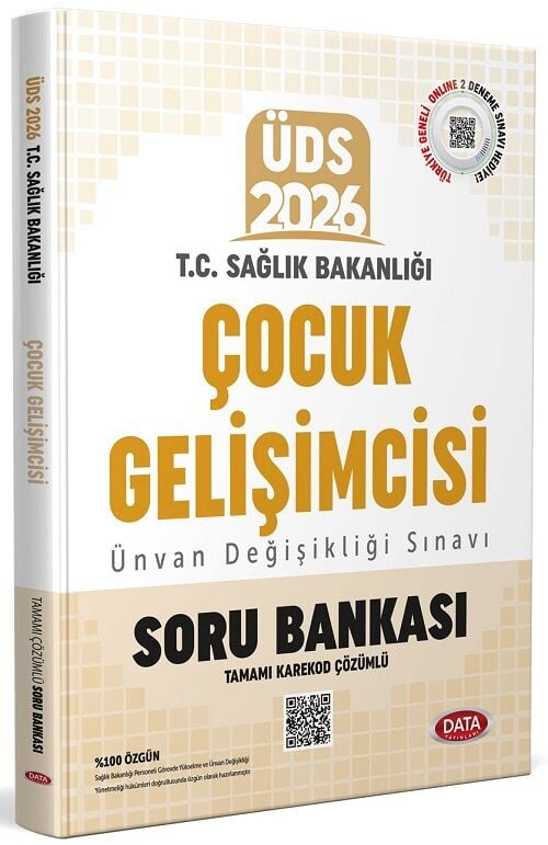 Data 2026 GYS ÜDS Sağlık Bakanlığı Çocuk Gelişimcisi Soru Bankası Çözümlü Görevde Yükselme Ünvan Değişikliği Data Yayınları