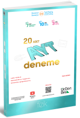 Üç Dört Beş 2025 YKS AYT Fizik 20 Deneme Video Çözümlü Üç Dört Beş Yayınları