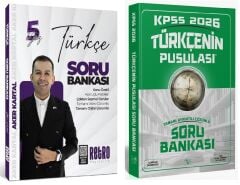 Retro + CBA 2026 KPSS Türkçe 5Yüz Soru Bankası 2 li Set - Aker Kartal Retro + CBA Yayıncılık