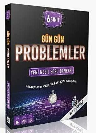 Strateji 6. Sınıf Gün Gün Problemler Soru Bankası Strateji Yayınları