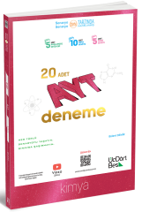 Üç Dört Beş 2025 YKS AYT Kimya 20 Deneme Video Çözümlü Üç Dört Beş Yayınları