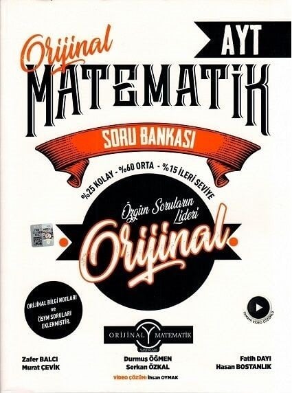 Orijinal YKS AYT Matematik Orijinal Soru Bankası Orijinal Yayınları