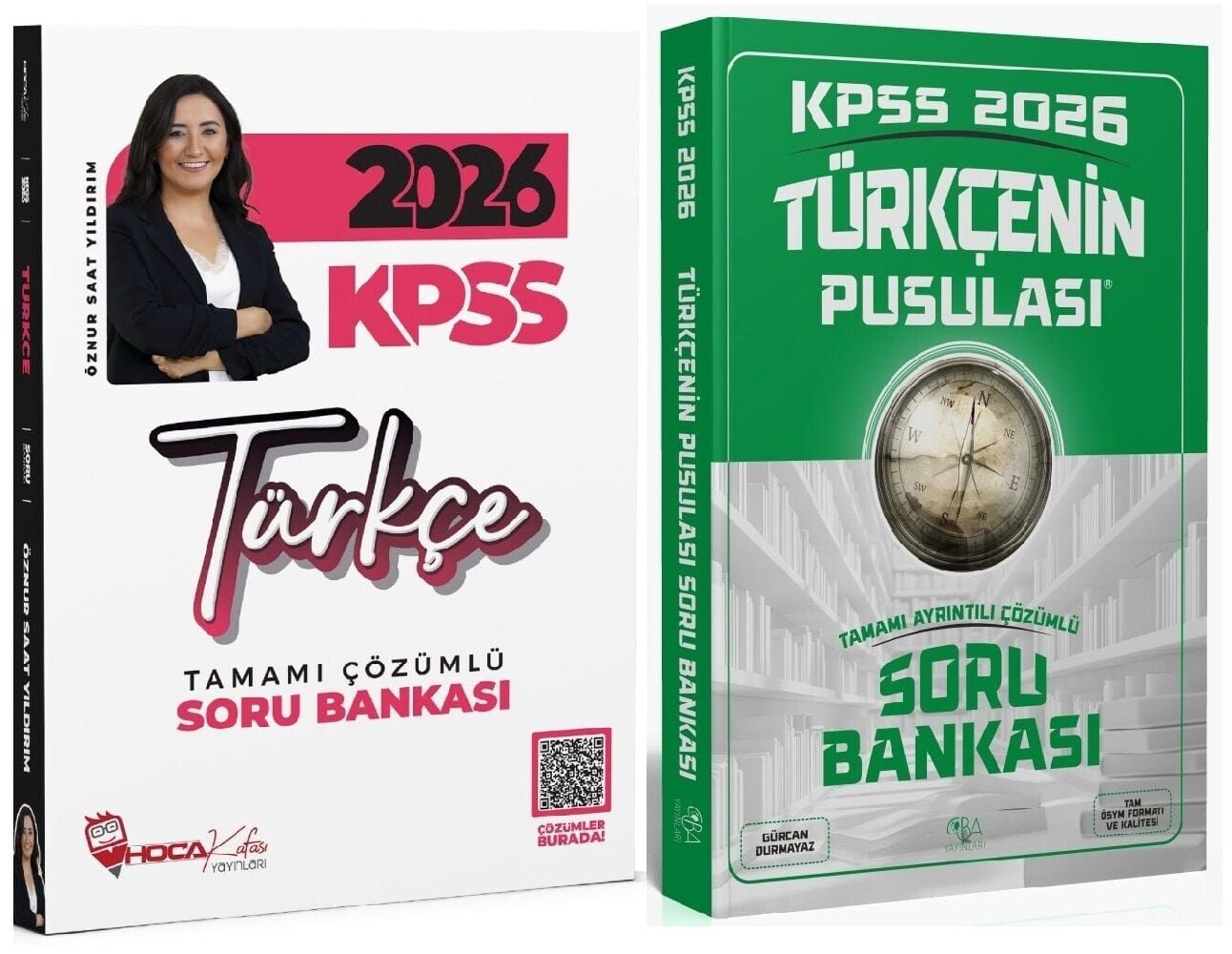 Hoca Kafası + CBA KPSS Türkçe Soru Bankası 2 li Set - Öznur Saat Yıldırım Hoca Kafası + CBA Yayınları