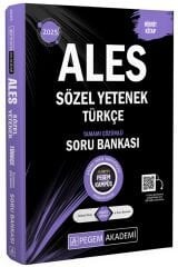 Pegem 2025 ALES Türkçe Sözel Yetenek Soru Bankası Çözümlü Pegem Akademi Yayınları