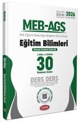 YENİ AGS - Data 2026 MEB-AGS Eğitim Bilimleri 30 Deneme Ders Ders Çözümlü Ultra Serisi Data Yayınları