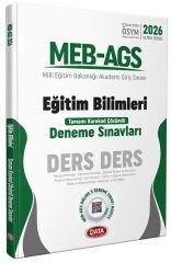 YENİ AGS - Data 2026 MEB-AGS Eğitim Bilimleri Deneme Ders Ders Çözümlü Ultra Serisi Data Yayınları
