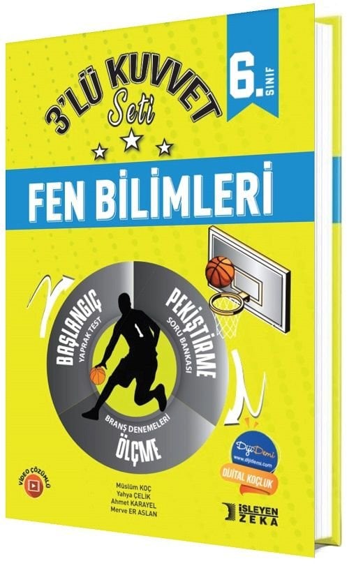 İşleyen Zeka 6. Sınıf Fen Bilimleri 3 lü Kuvvet Seti İşleyen Zeka Yayınları