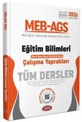 YENİ AGS - Data 2026 MEB-AGS Eğitim Bilimleri Tüm Dersler Çalışma Yaprakları Çözümlü Ultra Serisi Data Yayınları