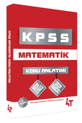 4T Yayınları KPSS Matematik Konu Anlatımı 3. Baskı 4T Yayınları