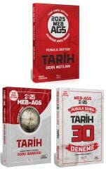 CBA Yayınları 2025 MEB-AGS Tarih Pusula Defter Ders Notları + Soru Bankası + 30 Deneme 3 lü Set - İsmail Adıgüzel CBA Yayınları