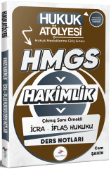 Dizgi Kitap Hukuk Atölyesi HMGS Hakimlik İcra İflas Hukuku Ders Notları - Cem Şahin Dizgi Kitap