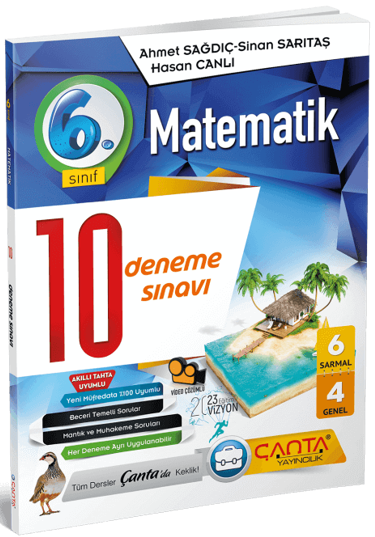 Çanta 6. Sınıf Matematik 10 Deneme Çanta Yayınları
