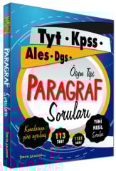 Tercih Akademi KPSS ALES DGS TYT ÖSYM Tipi Paragraf Soruları Soru Bankası Tercih Akademi Yayınları