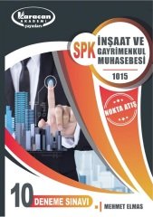 Karacan SPK 1015 İnşaat ve Gayrimenkul Muhasebesi Nokta Atış 10 Deneme Karacan Yayınları