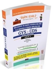 Savaş 2025 GYS ÜDS Belediye ve Bağlı Kuruluşları Mahalli İdareler Grup 3 Konu Anlatımı Görevde Yükselme Ünvan Değişikliği 4. Baskı - Ahmet Nohutçu Savaş Yayınları