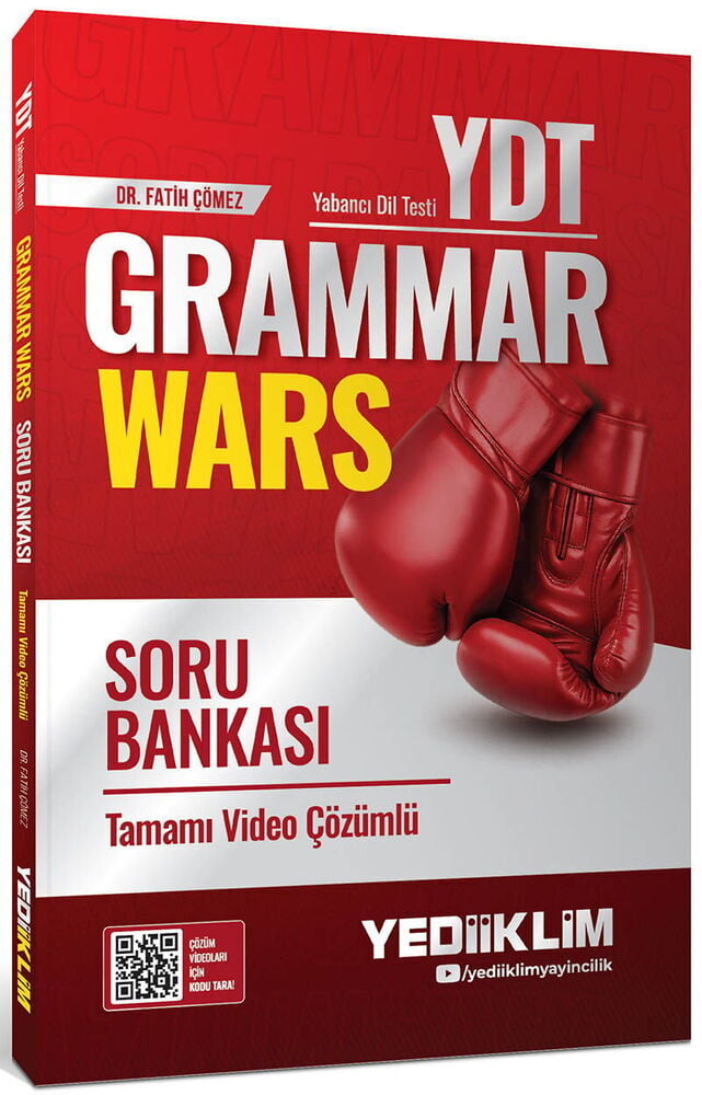 Yediiklim YDT Grammar Wars Soru Bankası Çözümlü - Fatih Çömez Yediiklim Yayınları