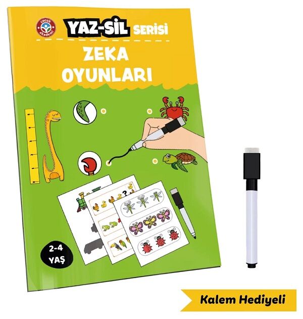Çocuk Akademi Zeka Oyunları Yaz-Sil Serisi Çocuk Akademi