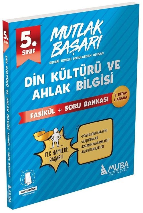 Muba 5. Sınıf Din Kültürü ve Ahlak Bilgisi Mutlak Başarı Fasikül+Soru Bankası Muba Yayınları