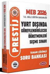 Data 2026 MEB Yurt Dışında Görevlendirilecek Öğretmenleri Seçme Sınavı PRESTİJ Soru Bankası Çözümlü Data Yayınları