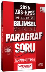 Yönerge 2026 KPSS MEB-AGS TYT ALES DGS MSÜ Bilimsel Metinlerle Paragraf Soru Bankası 4. Baskı - Galip Turan Yönerge Yayınları