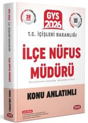 Data 2026 GYS İçişleri Bakanlığı İlçe Nüfus Müdürü Konu Anlatımlı Hazırlık Kitabı Görevde Yükselme Data Yayınları