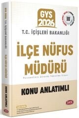 Data 2026 GYS İçişleri Bakanlığı İlçe Nüfus Müdürü Konu Anlatımlı Hazırlık Kitabı Görevde Yükselme Data Yayınları