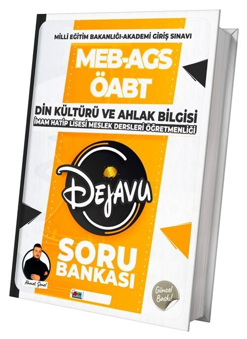 TKM Akademi 2025 ÖABT MEB-AGS Din Kültürü ve Ahlak Bilgisi Dejavu Soru Bankası - Ahmet Şenol TKM Akademi