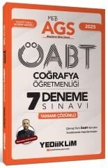 Yediiklim 2025 ÖABT MEB-AGS Coğrafya Öğretmenliği 7 Deneme Çözümlü - Ramazan Kocakaya Yediiklim Yayınları