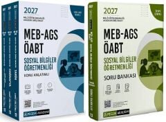 Pegem 2027 ÖABT MEB-AGS Sosyal Bilgiler Öğretmenliği Konu Anlatımlı + Soru Bankası 2 li Set Pegem Akademi Yayınları