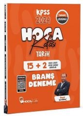 SÜPER FİYAT - Hoca Kafası 2024 KPSS Tarih 15+2 Deneme Çözümlü - Onur Yurdakul Hoca Kafası Yayınları