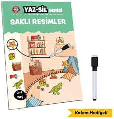 Çocuk Akademi Saklı Resimler Yaz-Sil Serisi Çocuk Akademi