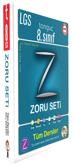 Tonguç 8. Sınıf LGS Tüm Dersler Zoru Bankası Seti Tonguç Akademi
